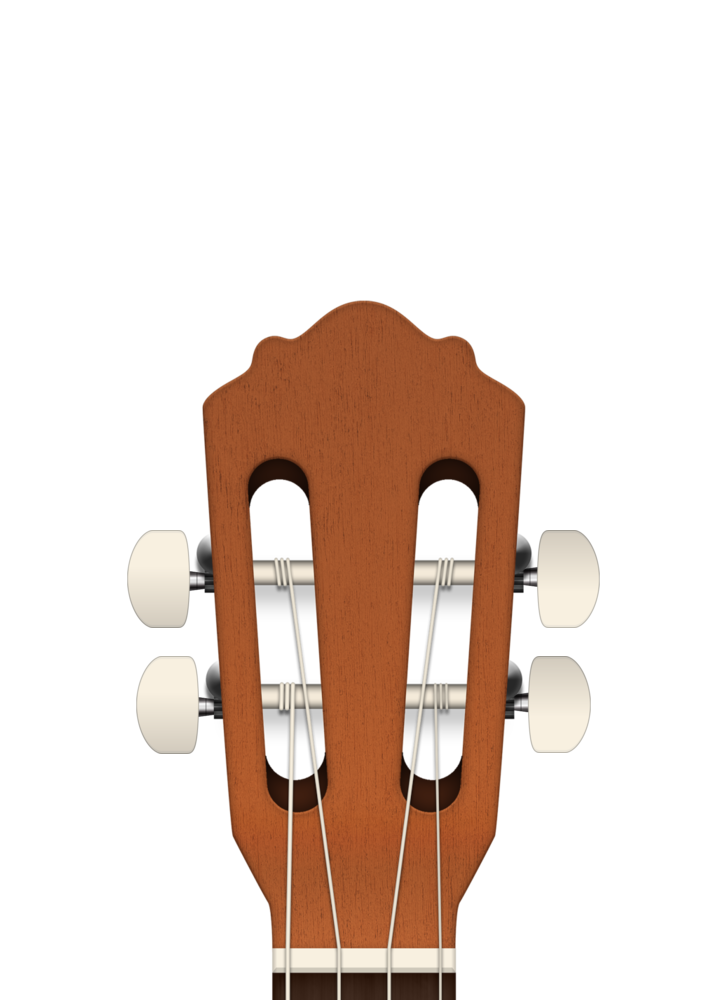 cavaquinho Kopfplatte mit Stimmwirbeln